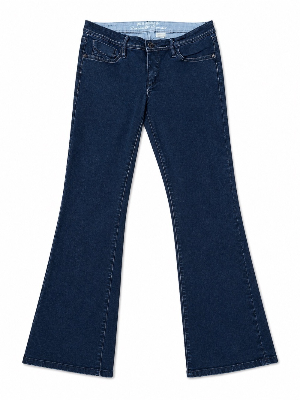 PARASUCO boot cut black jeans low rise dark blue sexy hot jeans casual 30
